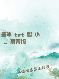 塞冰塊txt筆趣閣小說