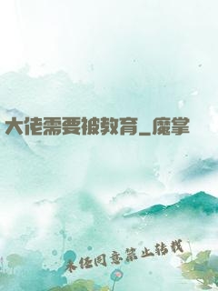 大佬需要被教育