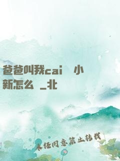 爸爸叫我cai媽媽小新怎么讀